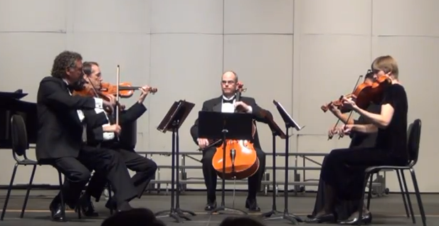 Quartet playing